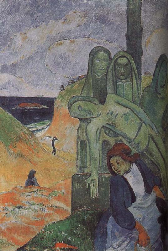Paul Gauguin Green Christ Sweden oil painting art